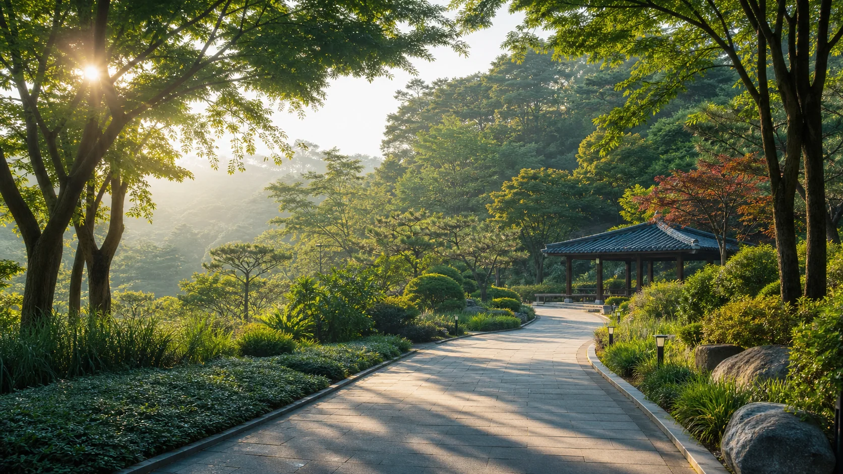 은데미공원과 고강선사유적공원을 상징하는 숲세권 이미지